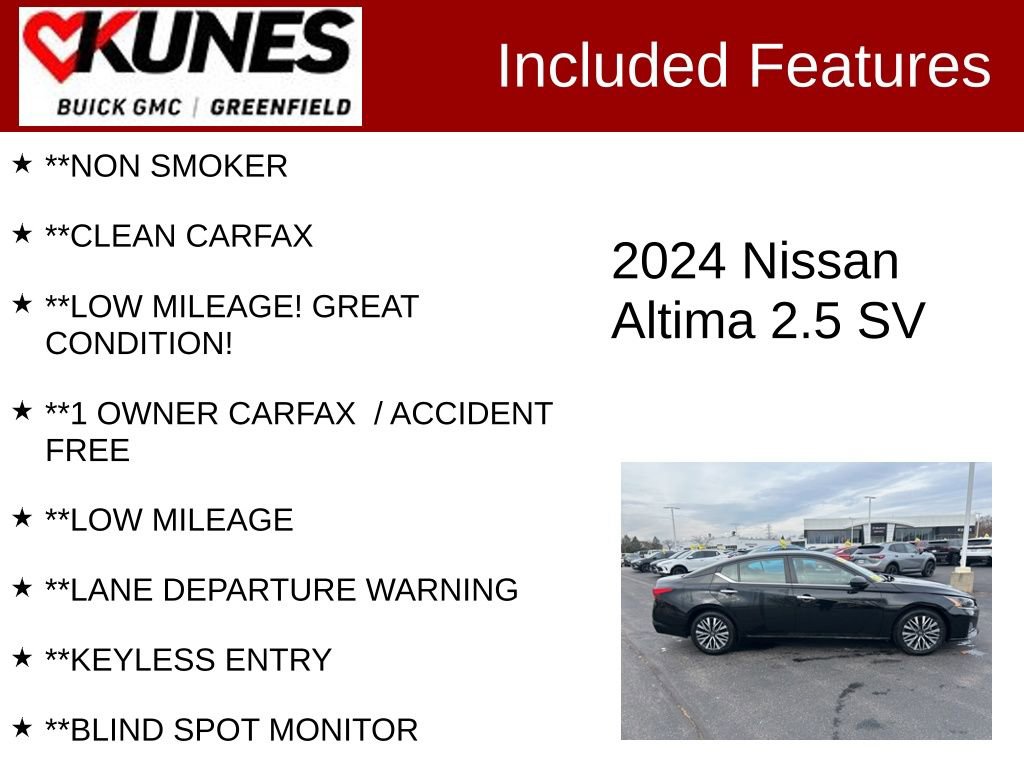 Used 2024 Nissan Altima 2.5 SV image 3