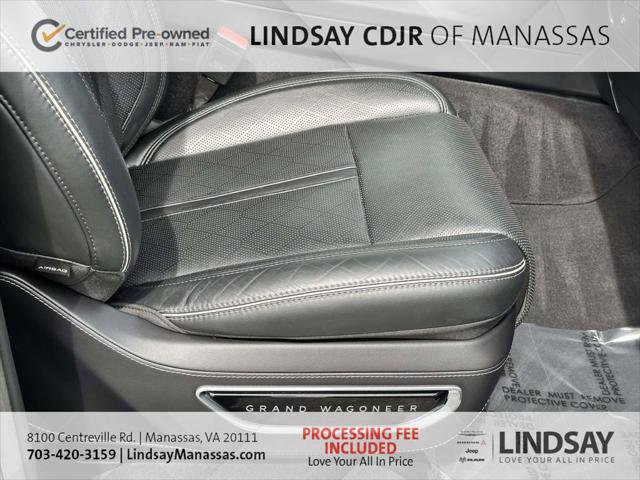 Certified 2024 Jeep Grand Wagoneer L Series II w/ Quick Order Packagew 28T image 14