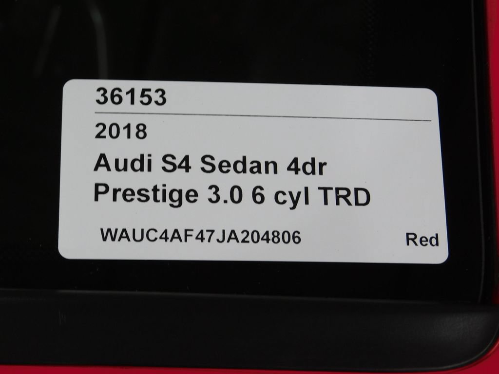 Used 2018 Audi S4 Prestige AWD/4WD image 90