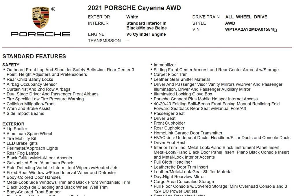 Used 2021 Porsche Cayenne AWD/4WD image 18