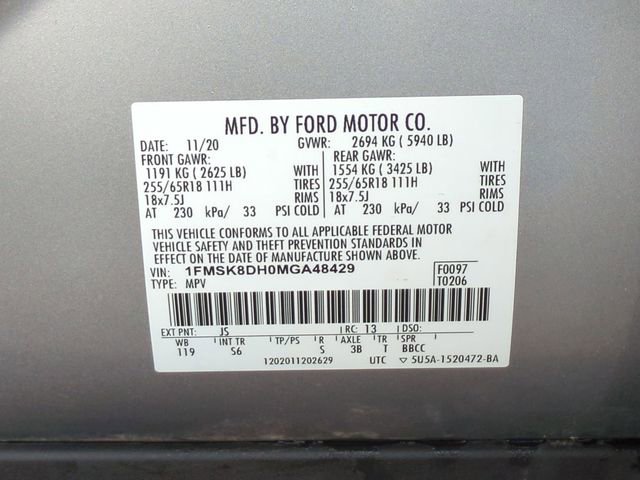 Used 2021 Ford Explorer XLT w/ Equipment Group 202A image 31