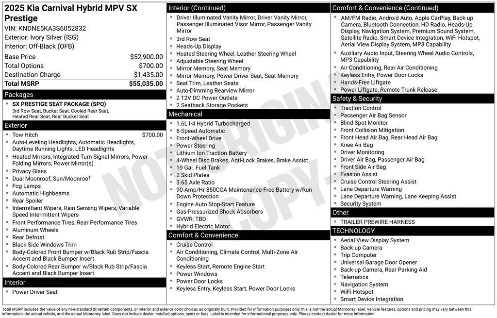 Used 2025 Kia Carnival SX Prestige FWD video 2