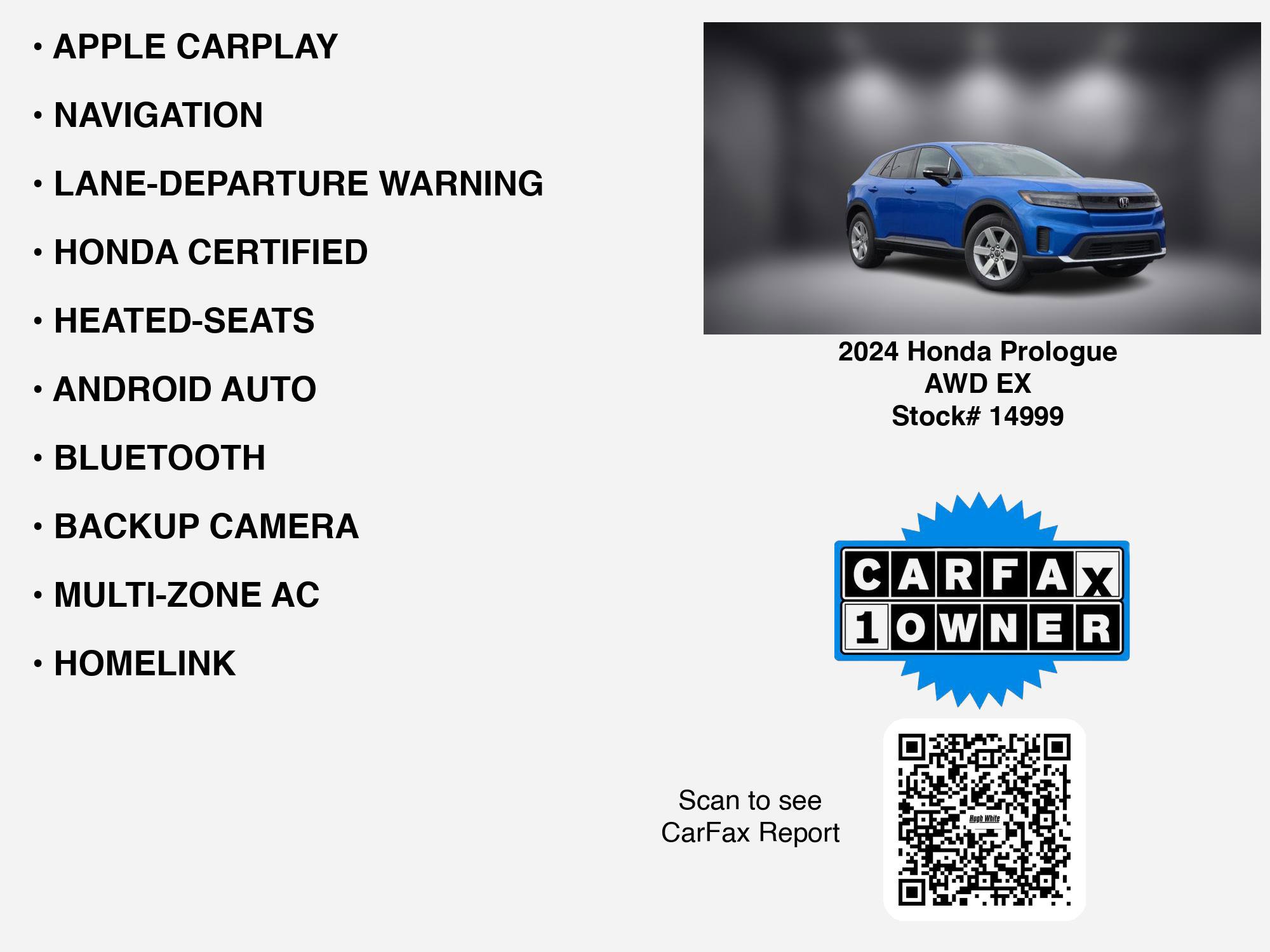 Used 2024 Honda Prologue EX image 7