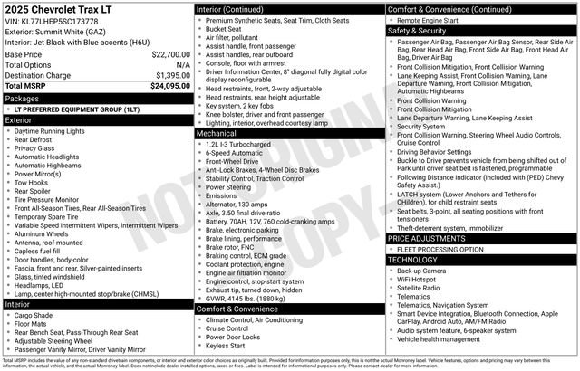 Used 2025 Chevrolet Trax LT FWD image 26