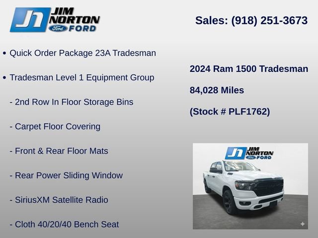 Used 2024 RAM 1500 Tradesman w/ Night Edition AWD/4WD image 8