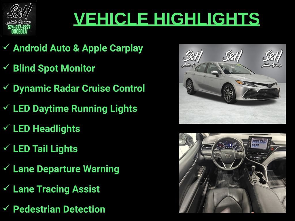 Used 2021 Toyota Camry XLE AWD/4WD image 3