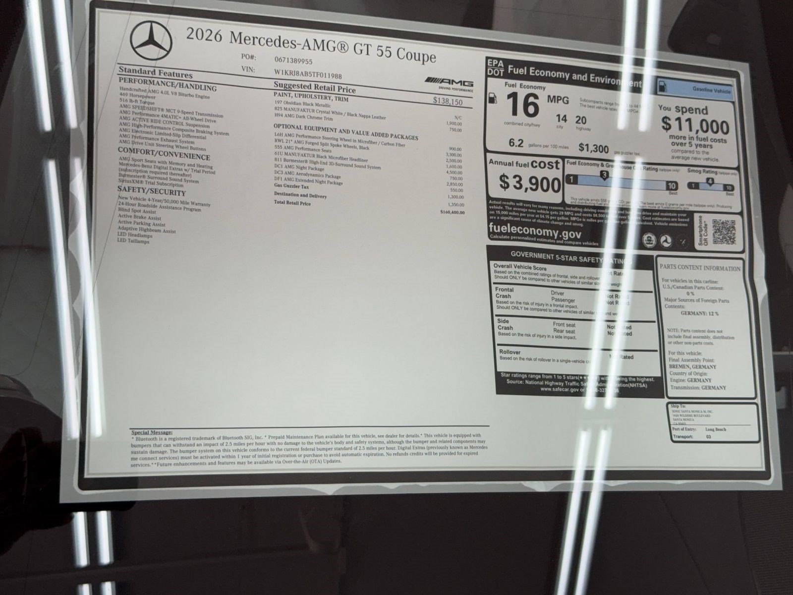New 2026 Mercedes-Benz AMG GT 55 image 32