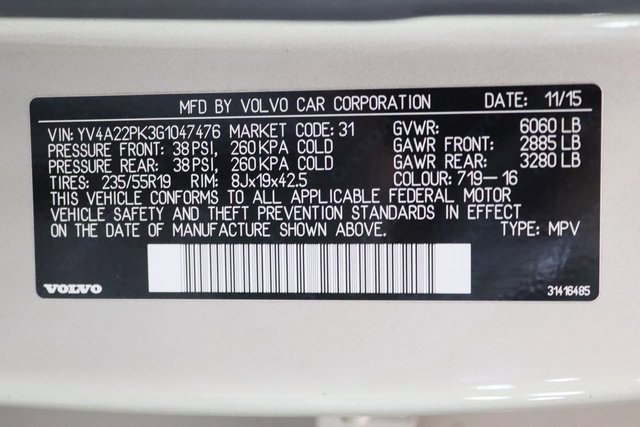 Used 2016 Volvo XC90 T6 Momentum w/ Momentum Plus Package image 29