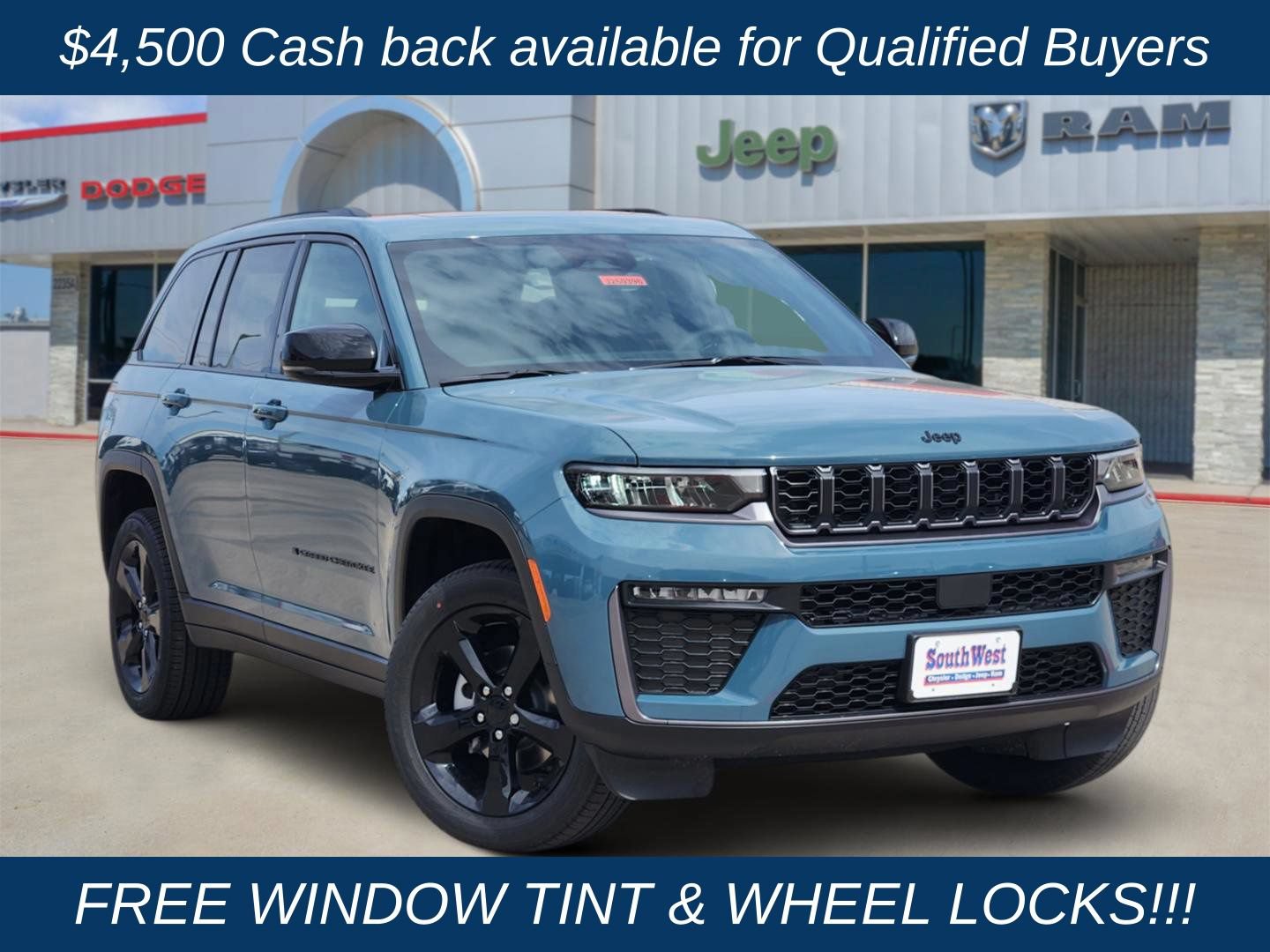 New 2026 Jeep Grand Cherokee Limited w/ Limited Altitude Package RWD image 1