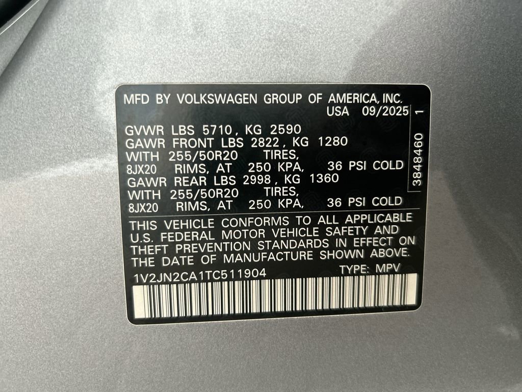 New 2026 Volkswagen Atlas SE image 52