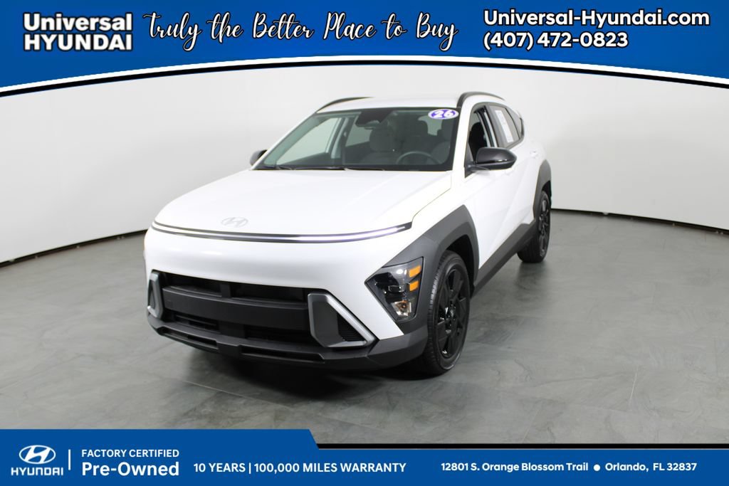 Certified 2026 Hyundai Kona SEL Sport FWD 360° Tour
