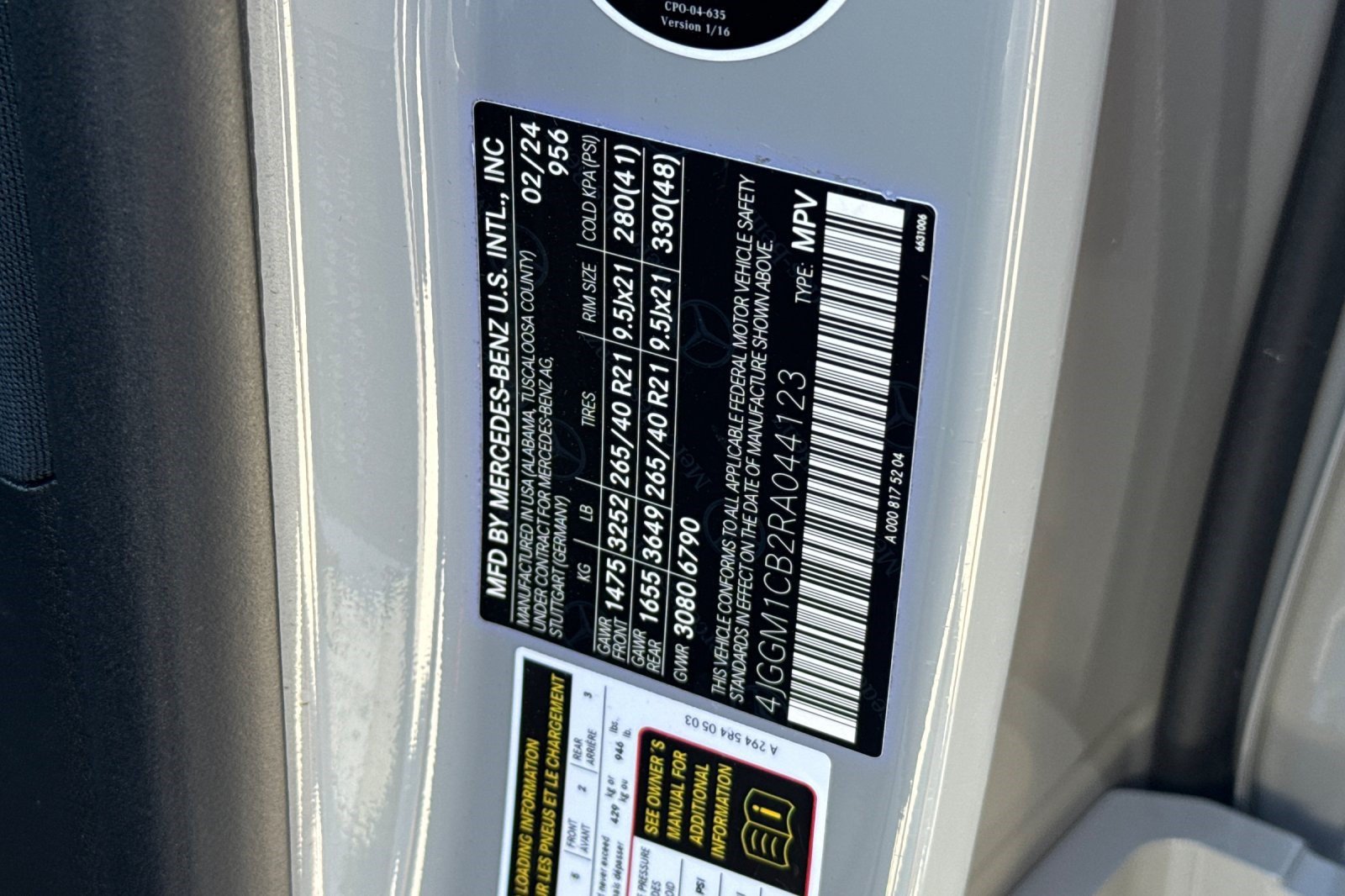 Certified 2024 Mercedes-Benz EQE 350+ 4MATIC SUV image 26