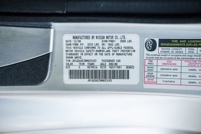 Used 2009 Nissan 370Z Touring w/ Sport Pkg image 66