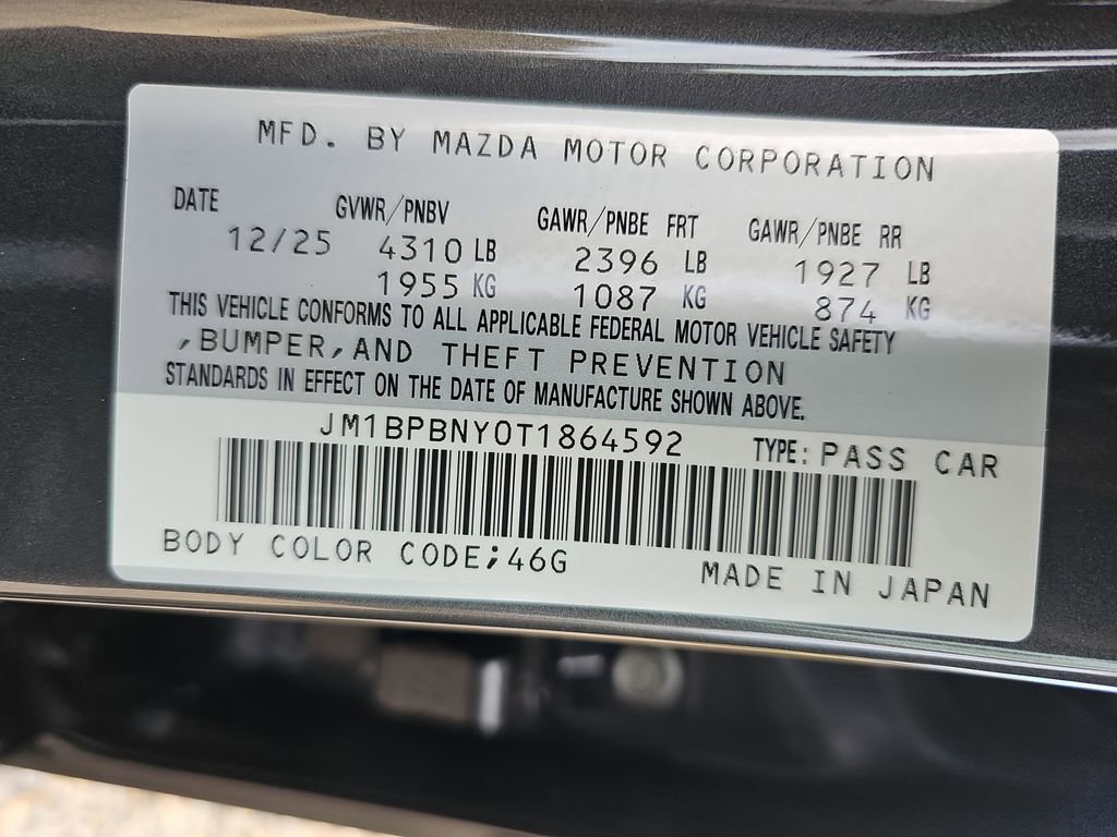 New 2026 MAZDA MAZDA3 Hatchback w/ Appearance Package image 34