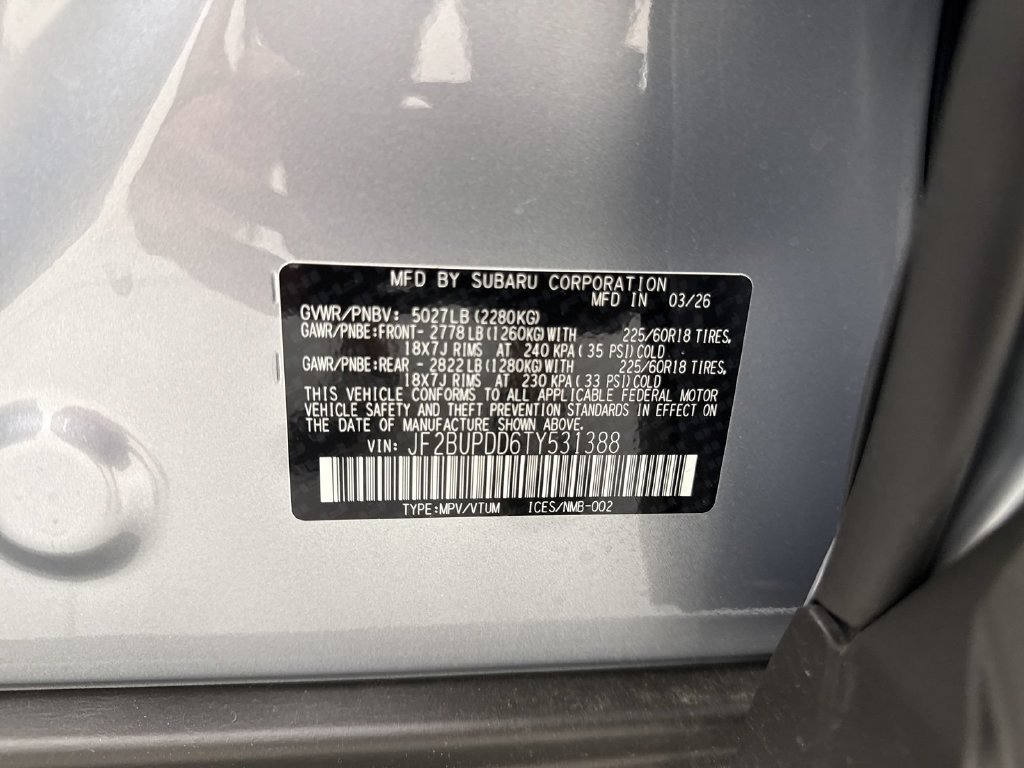 New 2026 Subaru Outback Limited AWD/4WD image 37