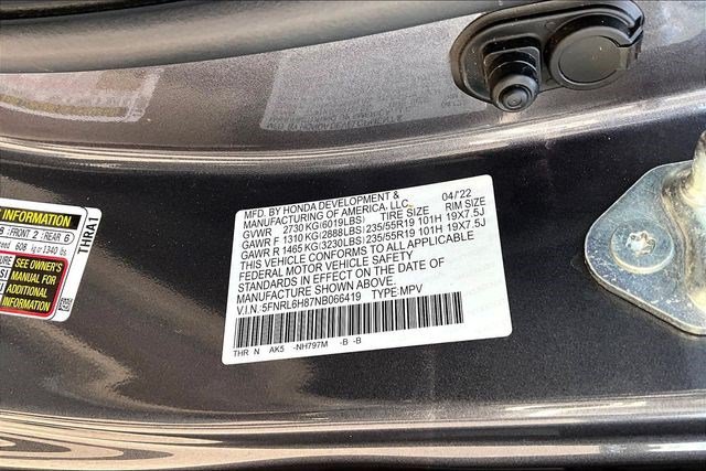 Certified 2022 Honda Odyssey Touring image 19
