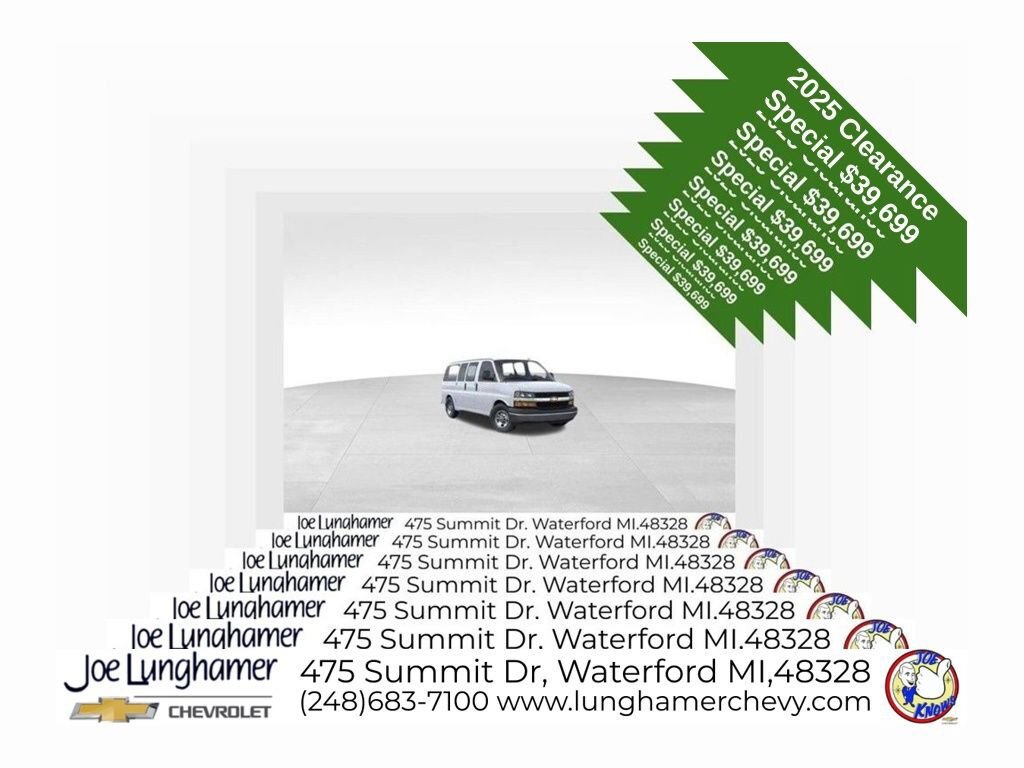 New 2025 Chevrolet Express 2500 w/ Enhanced Convenience Package