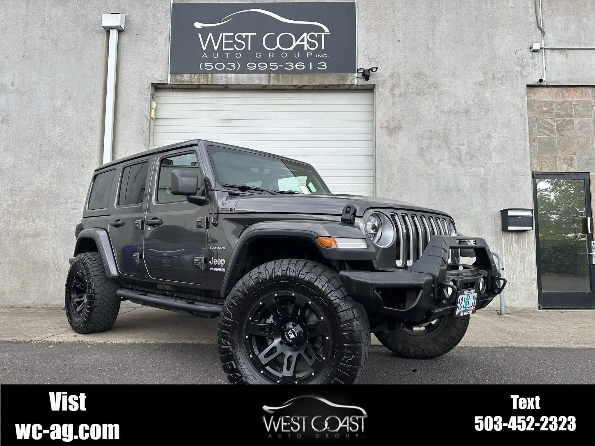Used 2018 Jeep Wrangler Unlimited Sahara image 1
