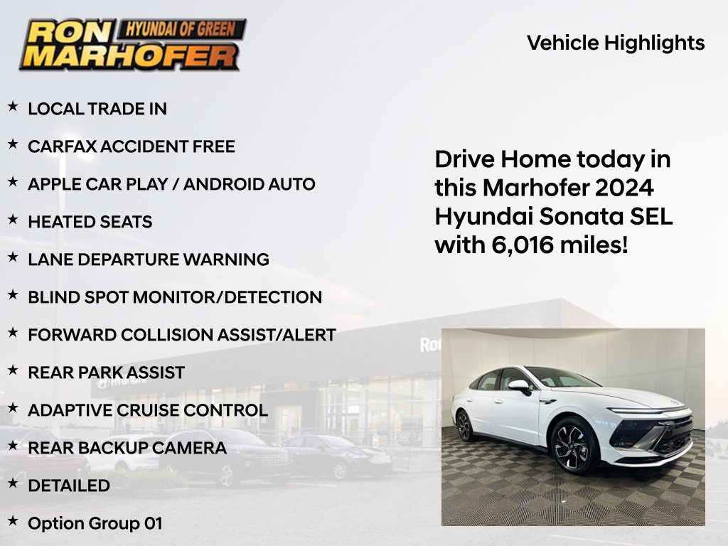 Certified 2024 Hyundai Sonata SEL AWD/4WD image 16