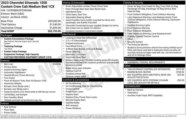 Used 2023 Chevrolet Silverado 1500 Custom image 3