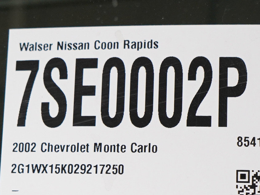 Used 2002 Chevrolet Monte Carlo SS w/ Preferred Equipment Group FWD image 26