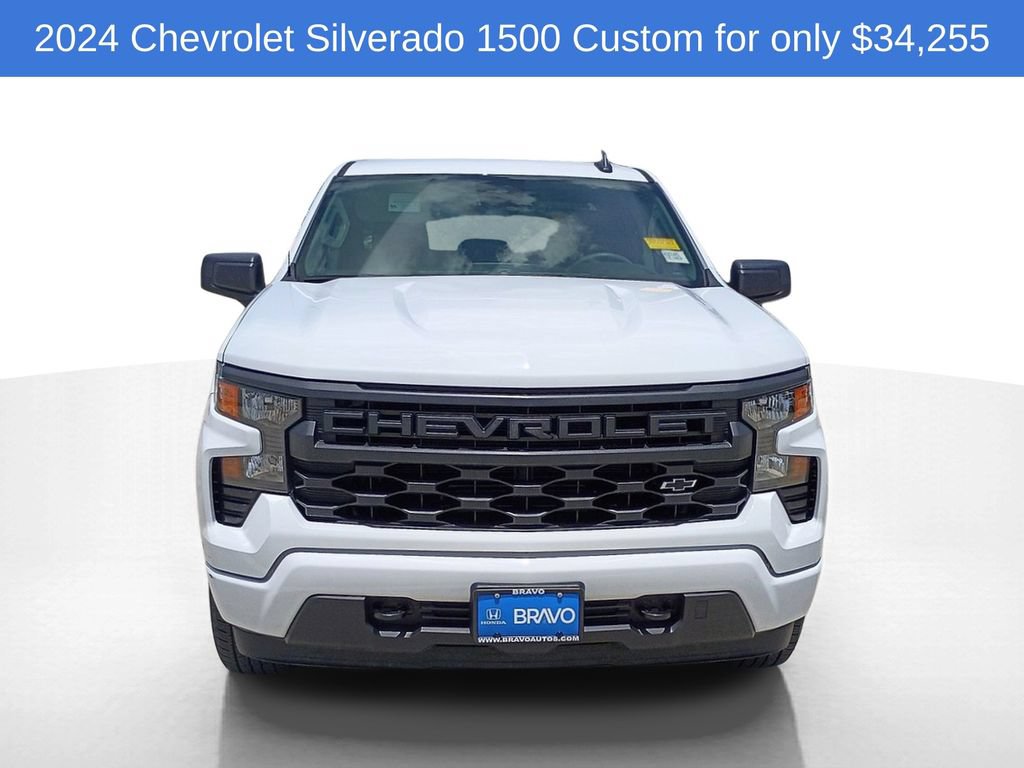 Used 2024 Chevrolet Silverado 1500 Custom w/ LPO, Dark Essentials Package RWD image 2