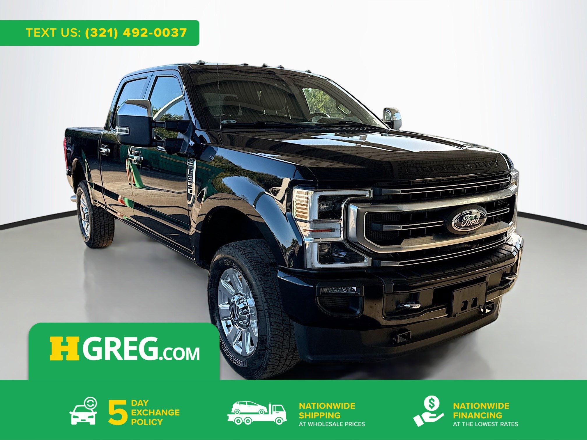 Used 2020 Ford F350 Platinum w/ Snow Plow Prep Package image 1