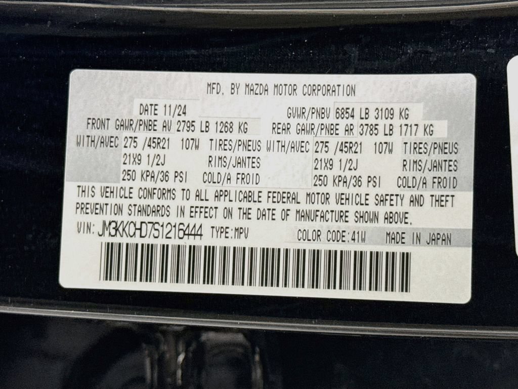 Used 2025 MAZDA CX-90 3.3 Turbo w/ Premium Sport Pkg AWD/4WD image 39