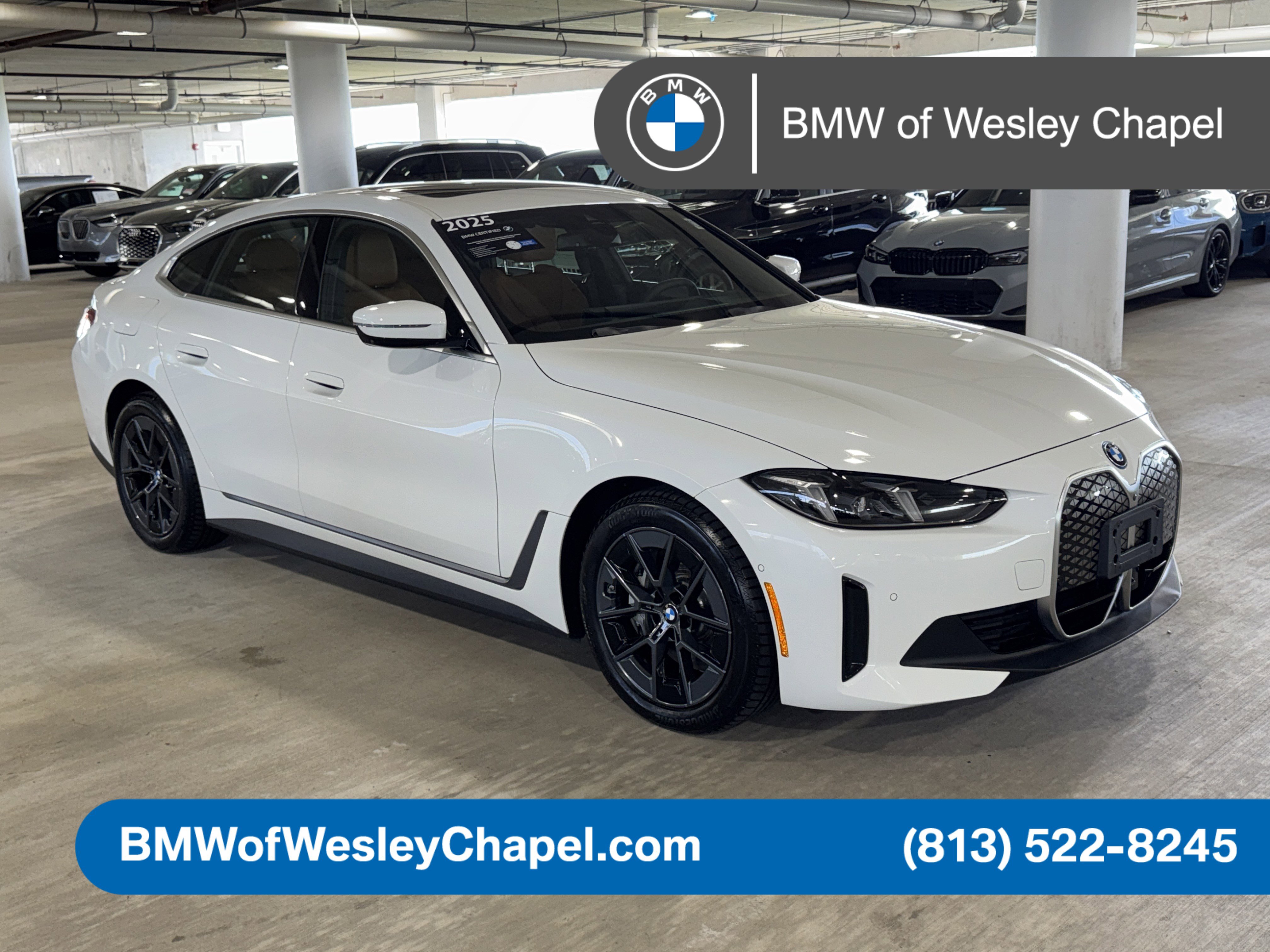Certified 2025 BMW i4 xDrive40i w/ Parking Assistance Package AWD/4WD image 1