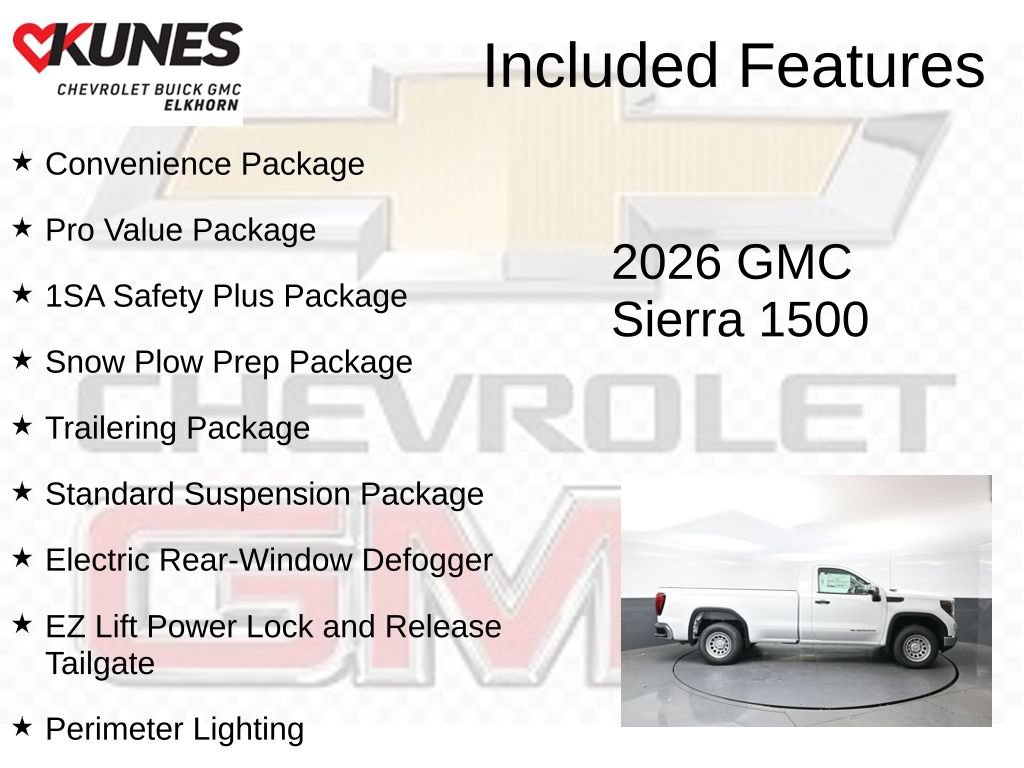 New 2026 GMC Sierra 1500 Pro w/ Pro Value Package AWD/4WD image 2