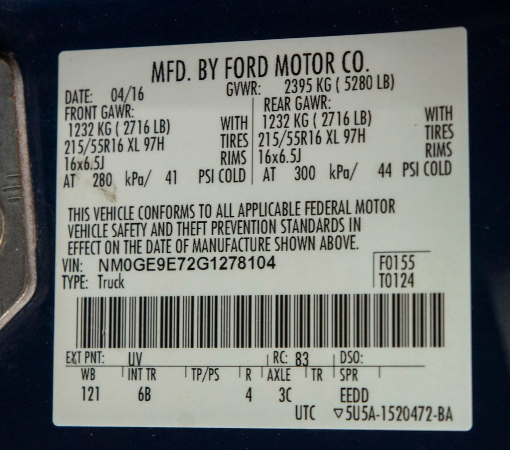 Used 2016 Ford Transit Connect XL FWD image 28