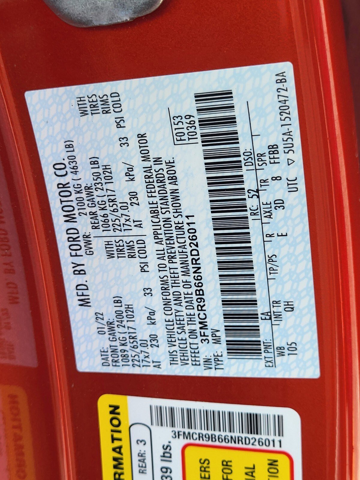 Certified 2022 Ford Bronco Sport Big Bend w/ Convenience Package image 29