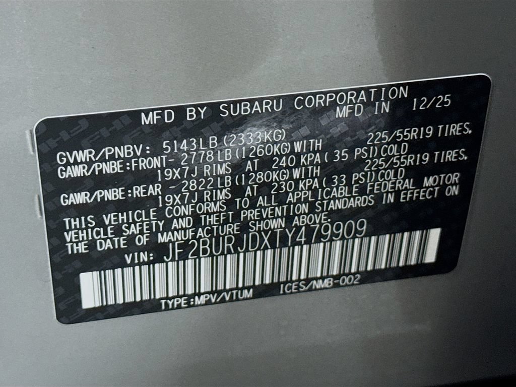 New 2026 Subaru Outback Touring XT AWD/4WD image 31
