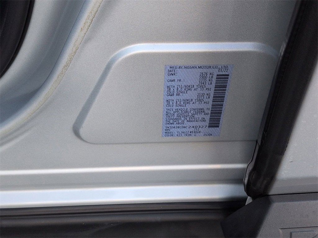 Used 2022 Nissan Pathfinder SV image 22