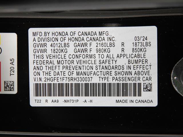 Used 2024 Honda Civic EX image 23