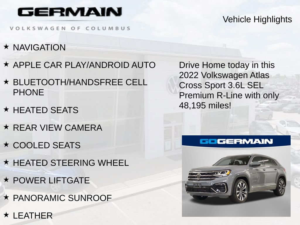 Used 2022 Volkswagen Atlas Cross Sport SEL Premium R-Line image 5