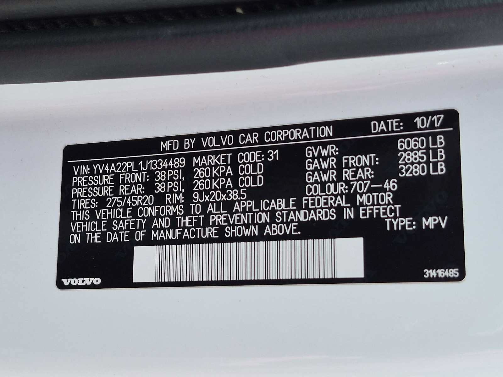 Used 2018 Volvo XC90 T6 Inscription w/ Convenience Package AWD/4WD image 39