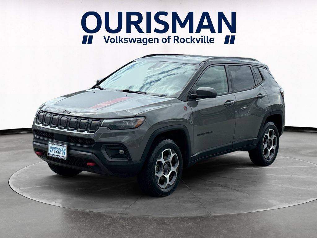 Used 2022 Jeep Compass Trailhawk w/ Trailhawk Elite Group AWD/4WD image 2