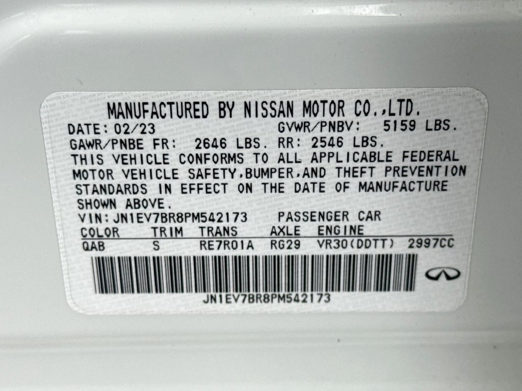 Certified 2023 INFINITI Q50 Luxe w/ Cargo Package AWD/4WD image 34