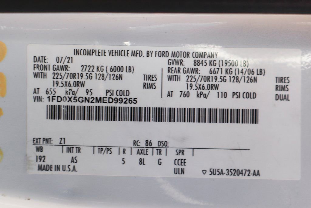 Used 2021 Ford F550 XL image 53