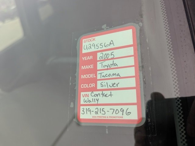 Used 2005 Toyota Tacoma 4x4 Access Cab image 32