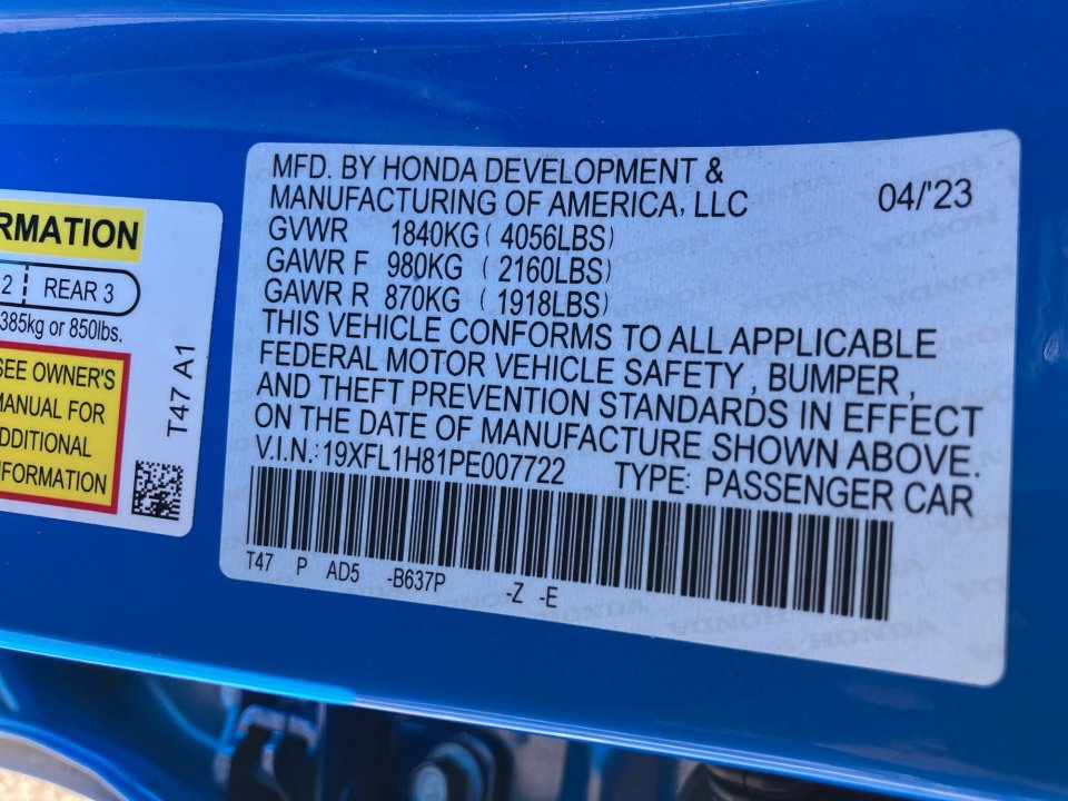 Certified 2023 Honda Civic Sport Touring image 39