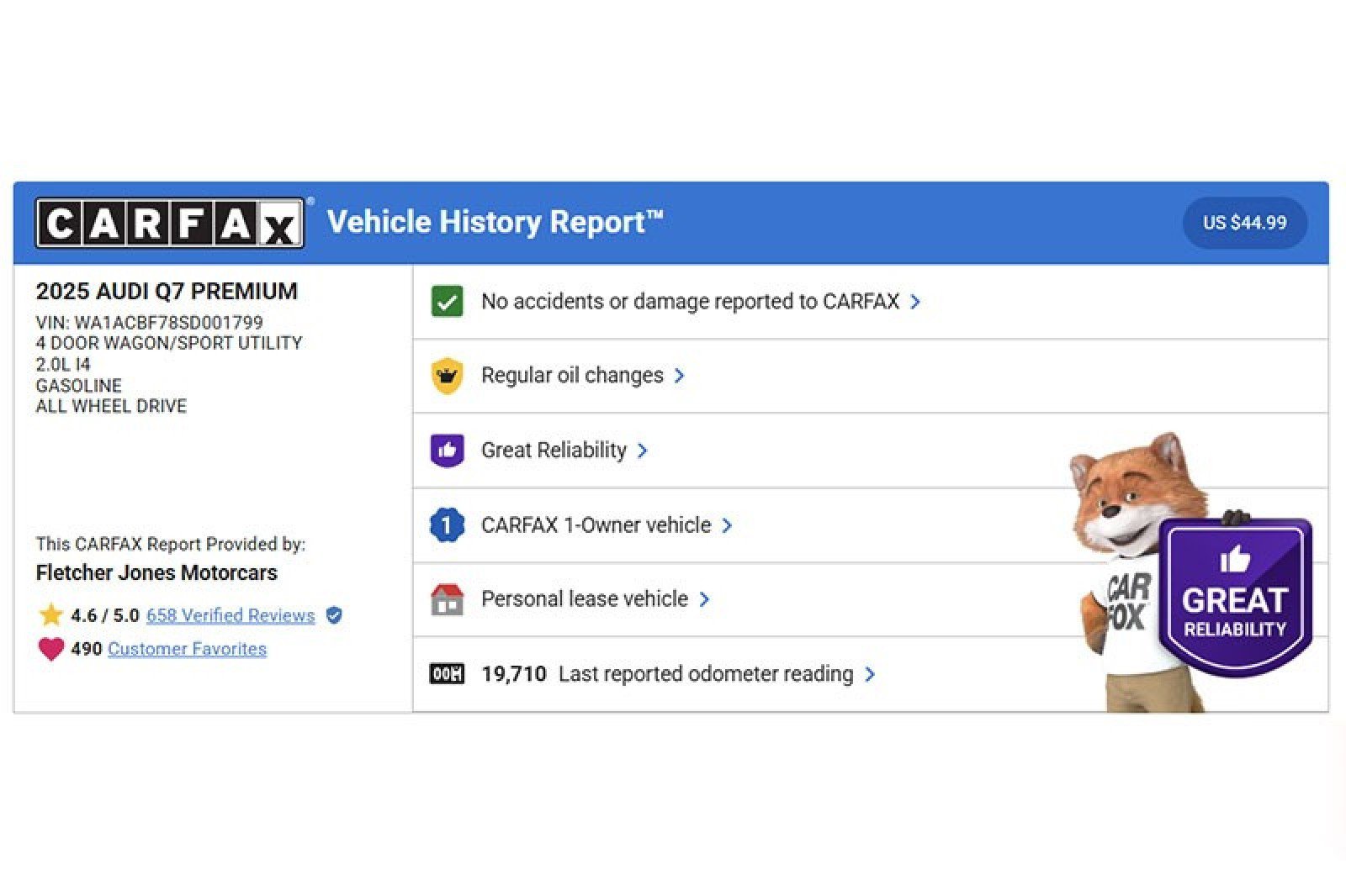 Used 2025 Audi Q7 2.0T Premium w/ Convenience Package image 2