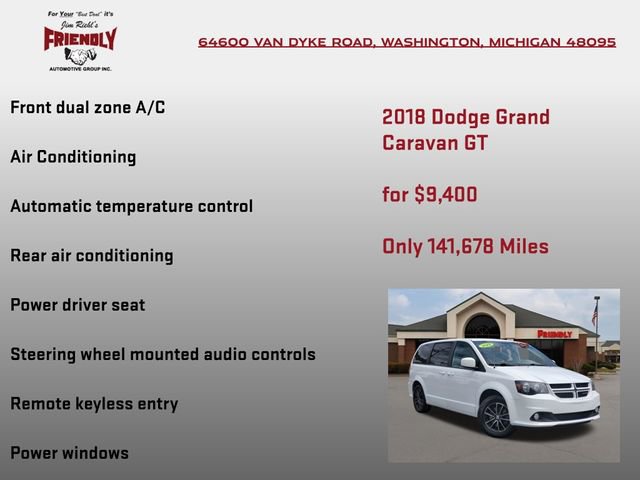 Used 2018 Dodge Grand Caravan GT FWD image 10