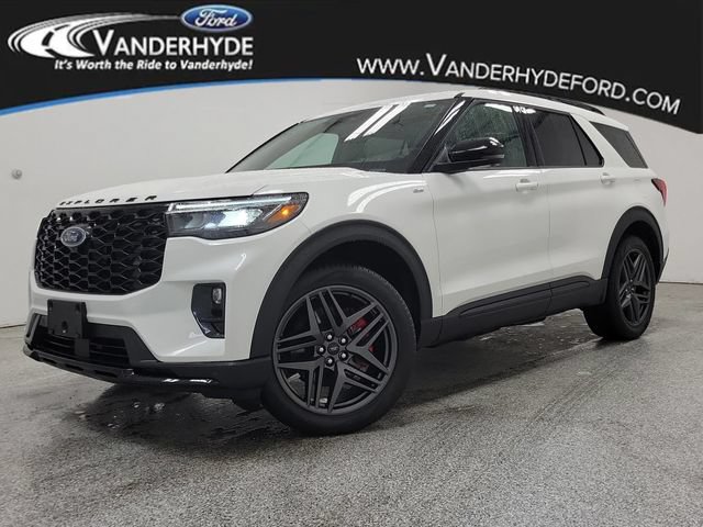 Certified 2025 Ford Explorer ST-Line w/ ST-Line Street Pack AWD/4WD 360° Tour
