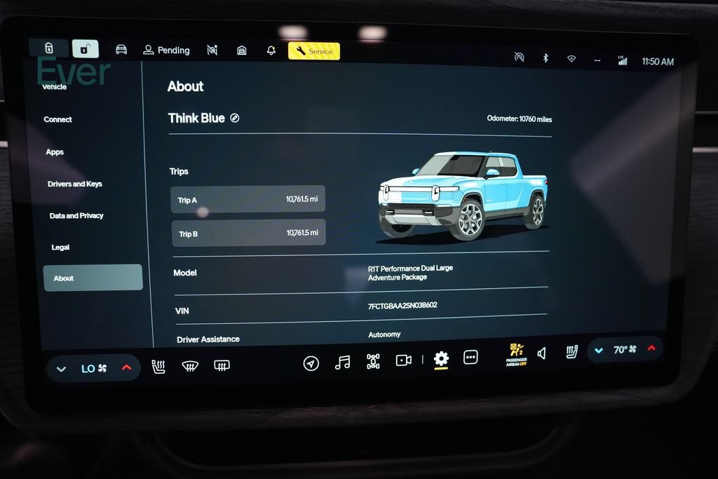 Used 2025 Rivian R1T Adventure Dual AWD/4WD image 7
