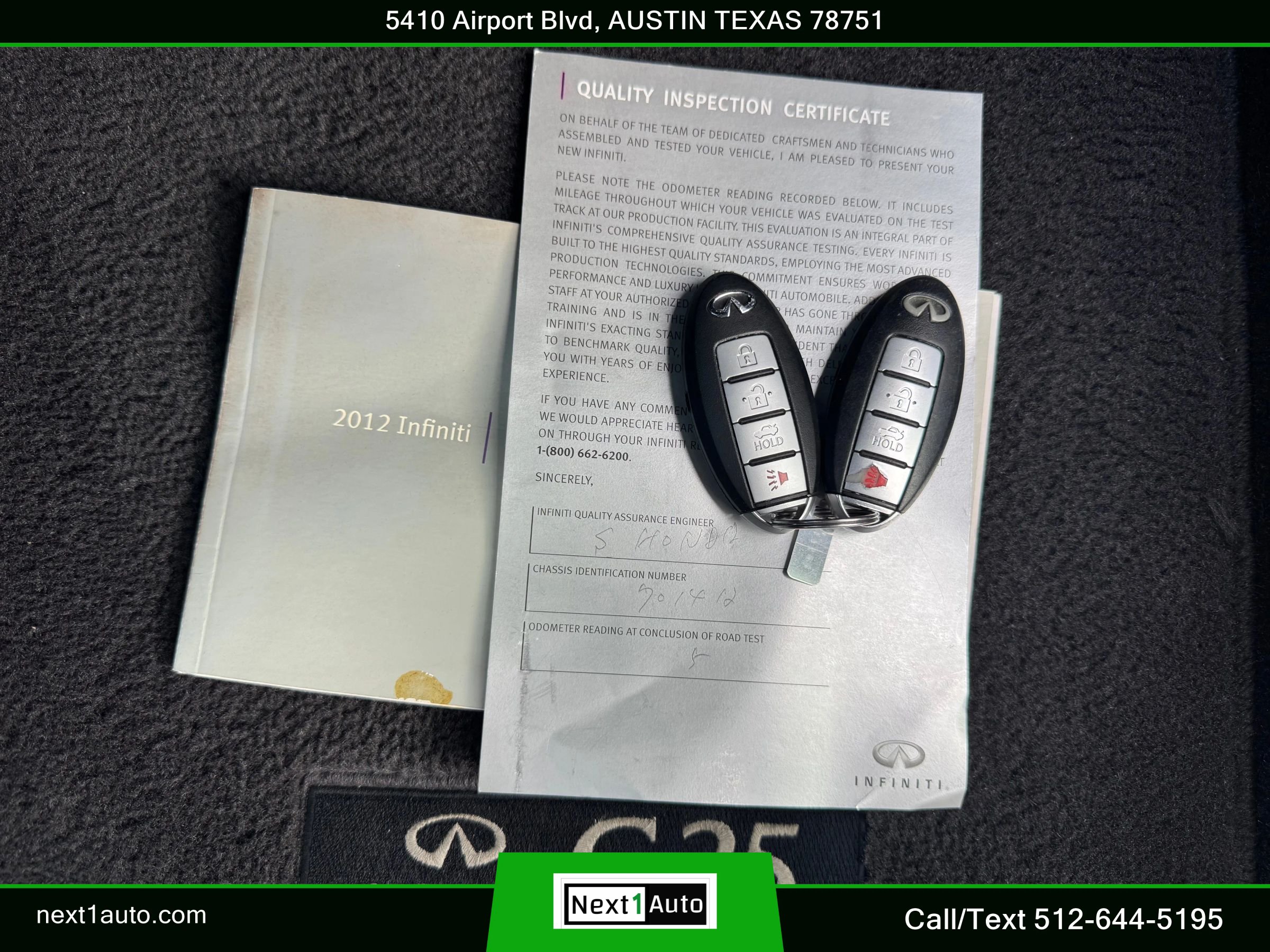 Used 2012 INFINITI G25 Journey RWD image 34