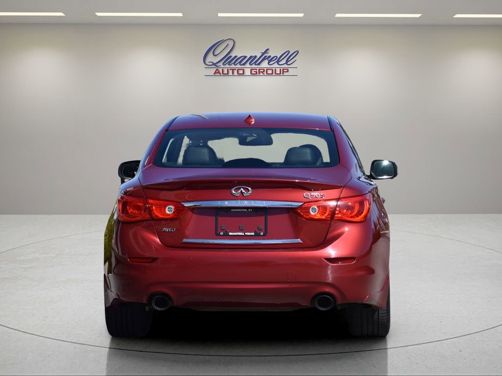 Used 2016 INFINITI Q50 Red Sport 400 AWD/4WD image 5