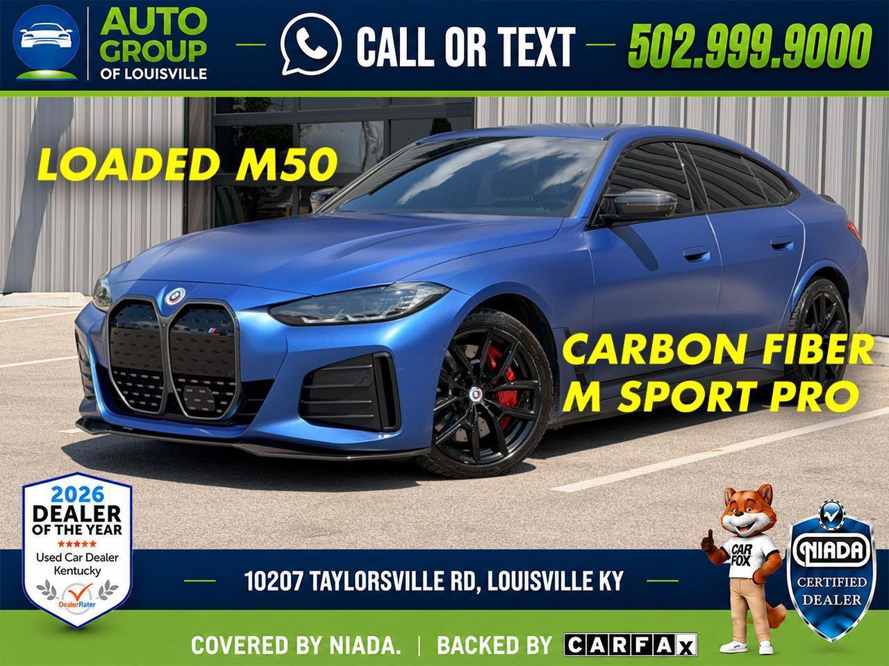 Used 2023 BMW i4 M50 AWD/4WD image 1