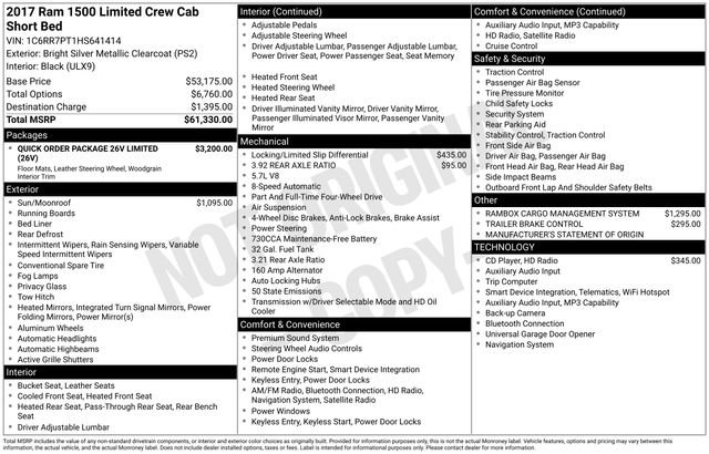 Used 2017 RAM 1500 Limited image 15